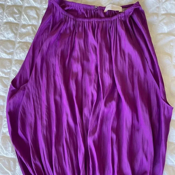 Ramy Brooke violet ruched top - Picture 4 of 7